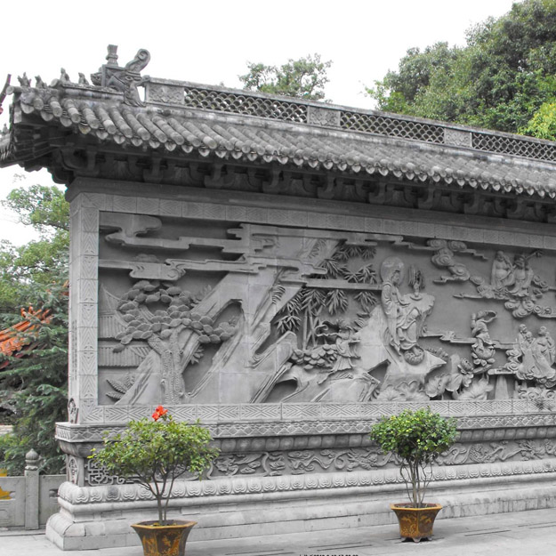 仿瓦拼黃道磚